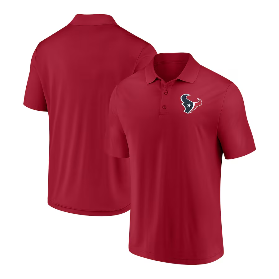Men's Red Houston Texans Polo